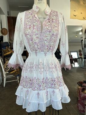 Temptation Positano Baba Mini Dress in Lilac